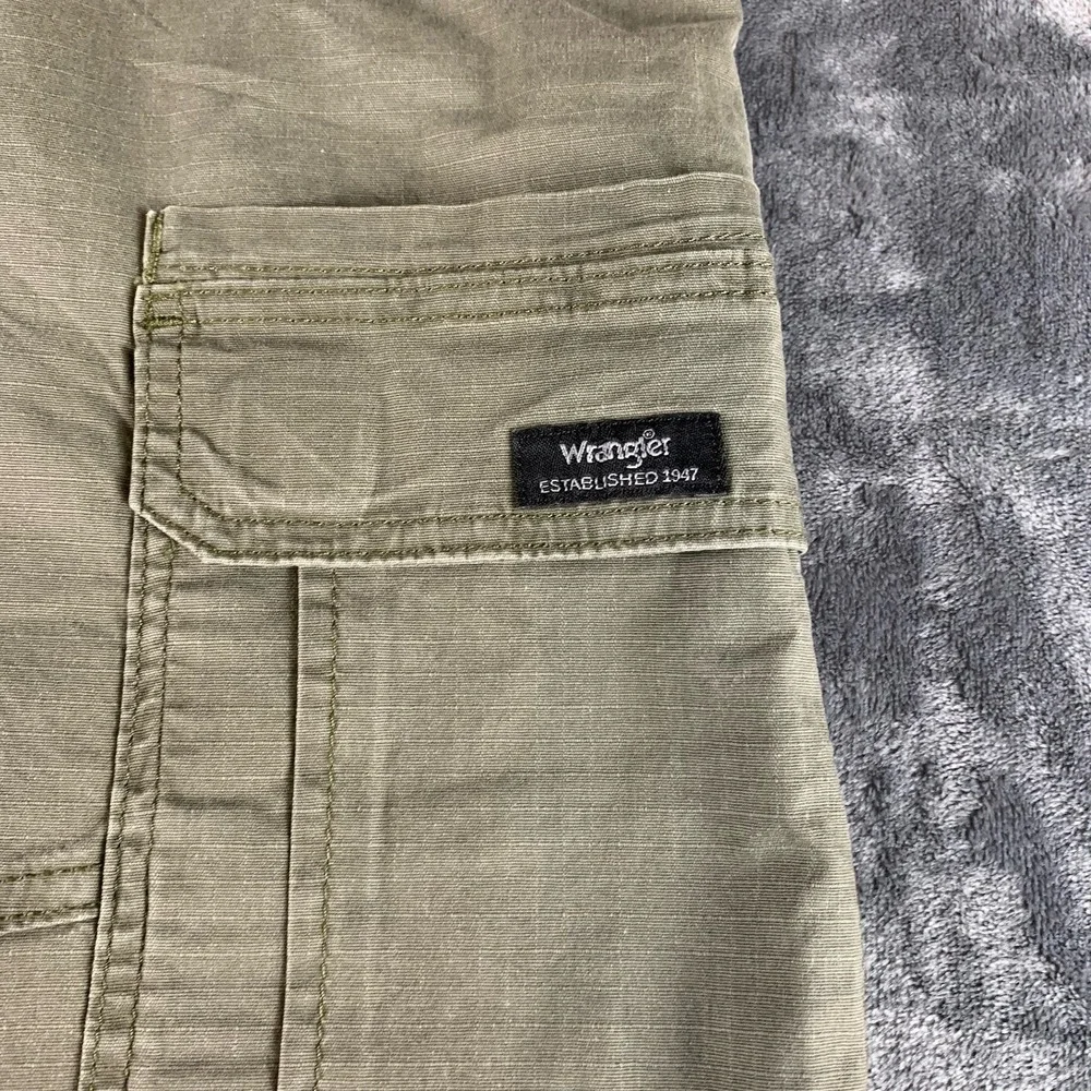 Wrangler Five Star Shorts‎ Mens 48 Green Relaxed Fit Rip Stop 48x10 NEW Tags